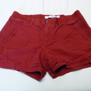 Comfortable red shorts